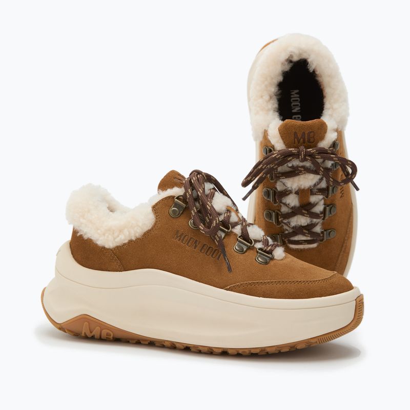 Dámské sněhule Moon Boot Moon247 City Shearling cognac 10