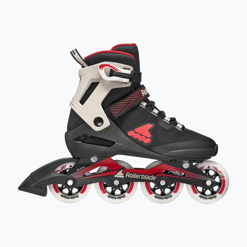 Pánské kolečkové brusle Rollerblade Macroblade 84 black/sand/red 2