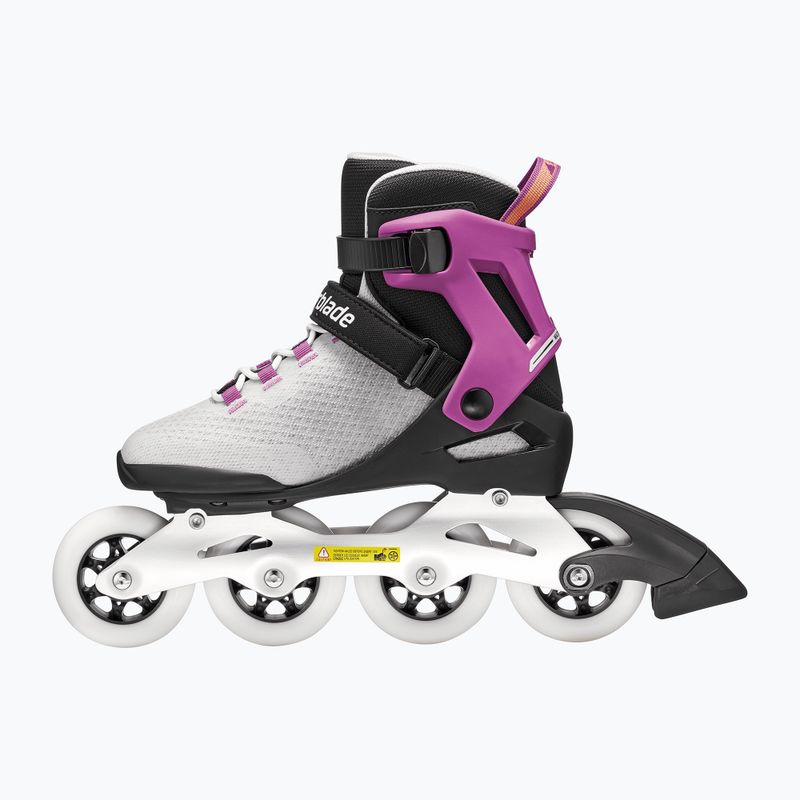 Dámské kolečkové brusle Rollerblade Macroblade 84 W light grey/violet/orange 3