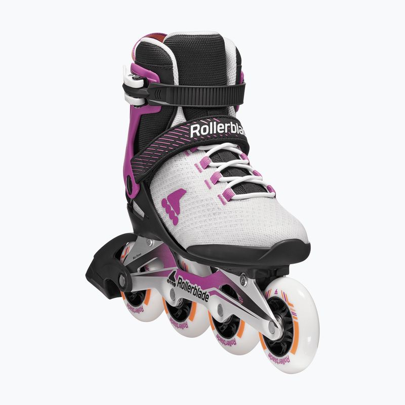 Dámské kolečkové brusle Rollerblade Macroblade 84 W light grey/violet/orange 5