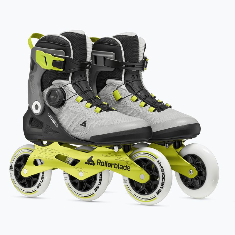 Pánské kolečkové brusle Rollerblade Macroblade 110 Boa black/grey/lime 4