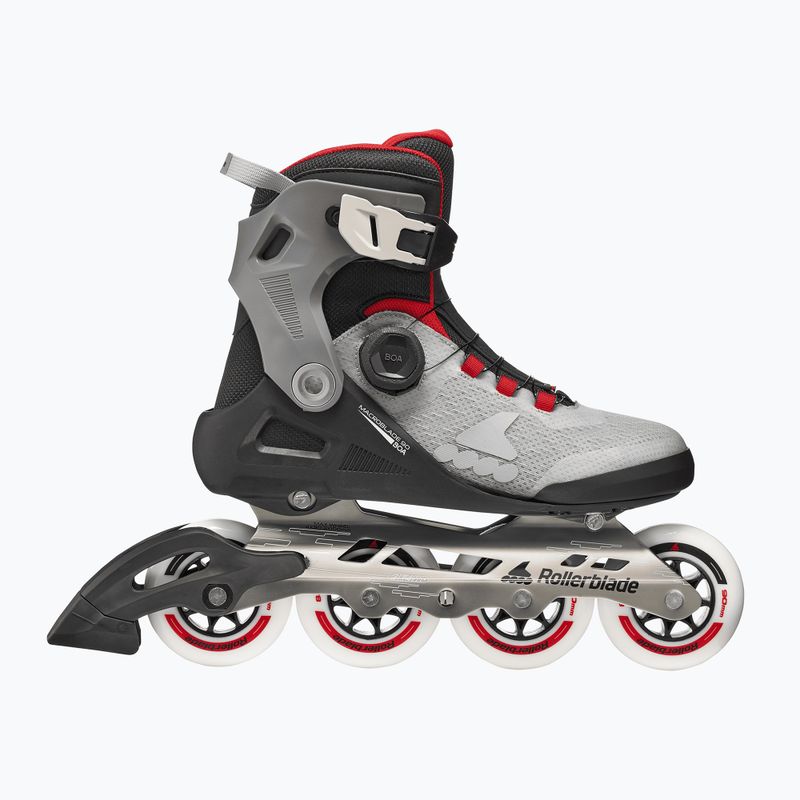 Pánské kolečkové brusle Rollerblade Macroblade 90 Boa black/grey/red 2