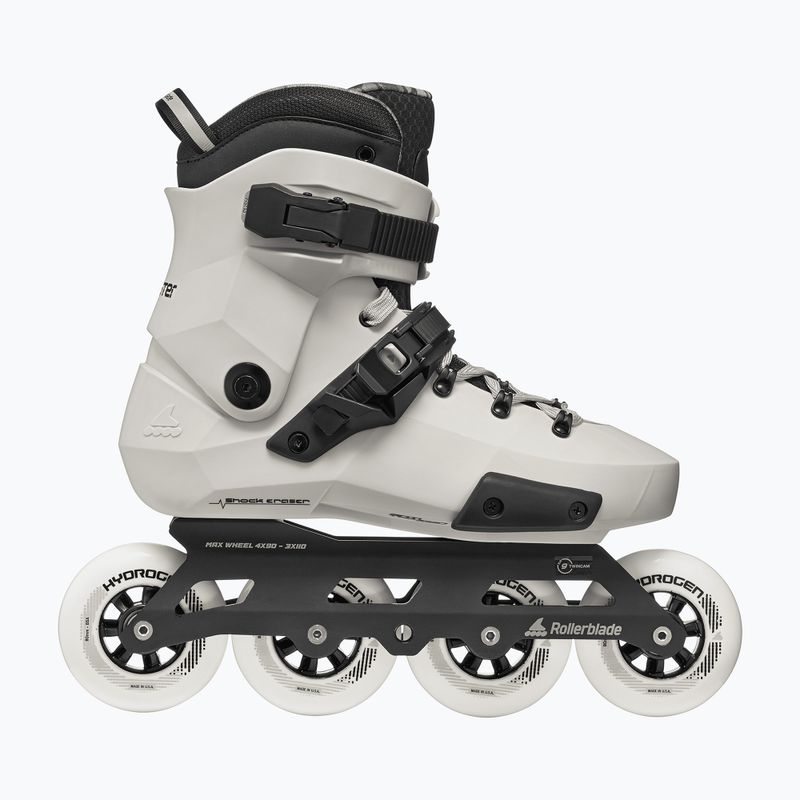 Kolečkové brusle Rollerblade Twister 90R white smoke/black 2