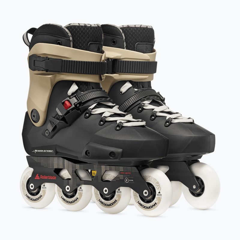 Kolečkové brusle Rollerblade Twister Xt black/sand/red 4