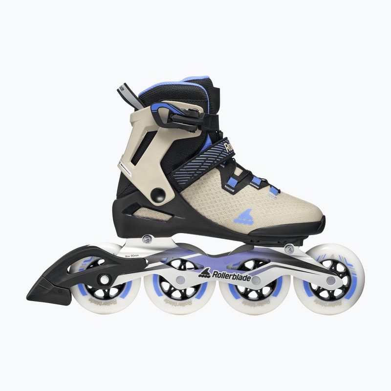 Dámské kolečkové brusle Rollerblade Macroblade 90 W black/sand/cornflower 2