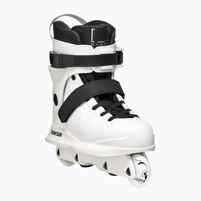 Pánské kolečkové brusle Rollerblade Blank Canvas white 4
