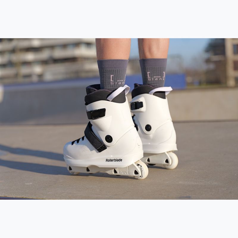 Pánské kolečkové brusle Rollerblade Blank Canvas white 9