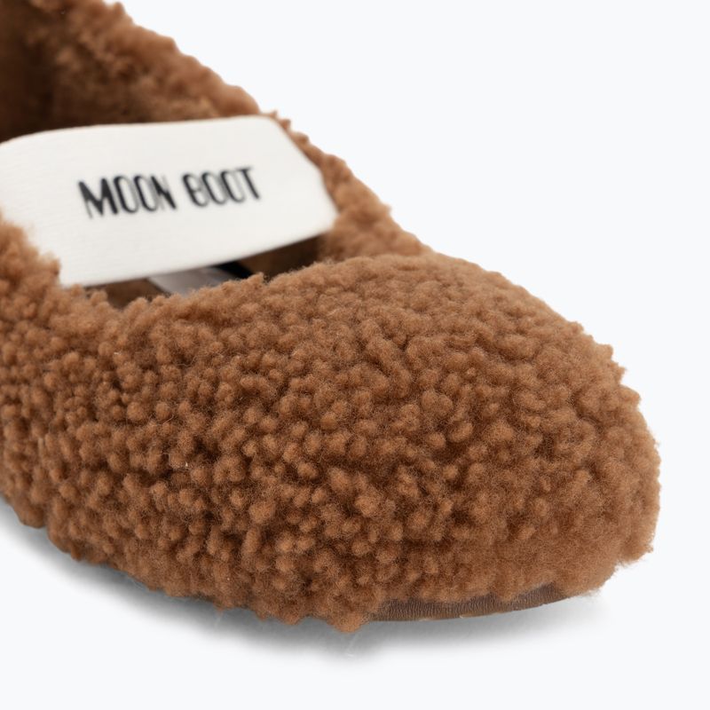 Dámské baleríny Moon Boot Shearling Ballerina cognac 7