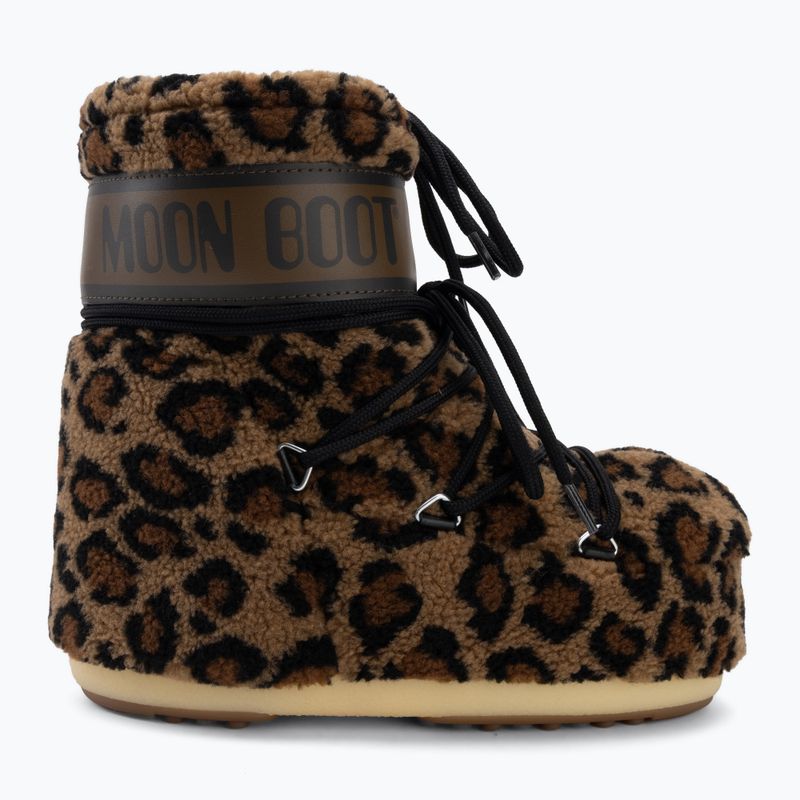 Dámské sněhule Moon Boot Icon Low Fleece Leopard cognac/cocoa 2