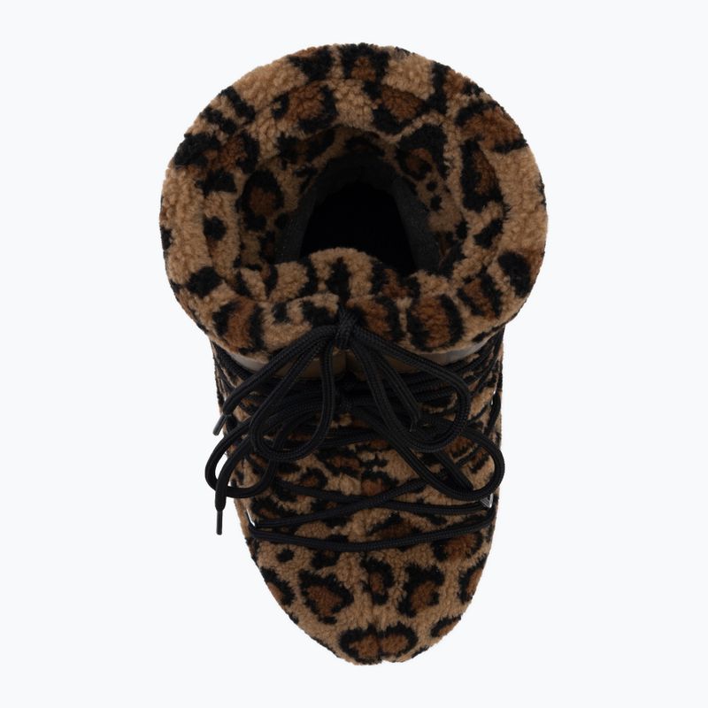 Dámské sněhule Moon Boot Icon Low Fleece Leopard cognac/cocoa 5