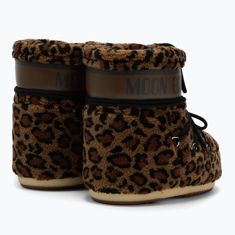 Dámské sněhule Moon Boot Icon Low Fleece Leopard cognac/cocoa 2