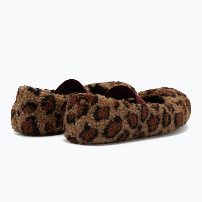Dámské pantofle Moon Boot Fleece Ballerina Leopard cognac/cocoa 2