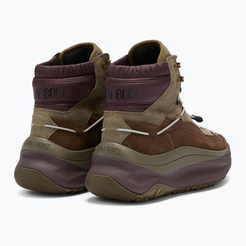 Dámské boty Moon Boot Moon247 Xlace Mid cargo green/berry brown 2