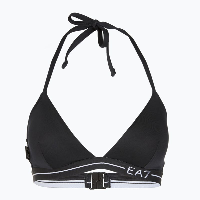 Dámské dvoudílné plavky EA7 Emporio Armani Logo Tape Bikini Triangle black 3