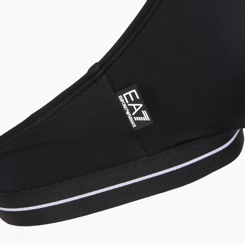 Dámské dvoudílné plavky EA7 Emporio Armani Logo Tape Bikini Triangle black 5