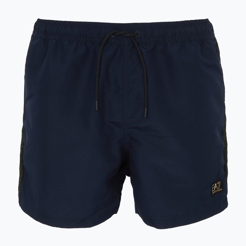 Pánské plavecké šortky EA7 Emporio Armani Gold Label Boxer armani blue