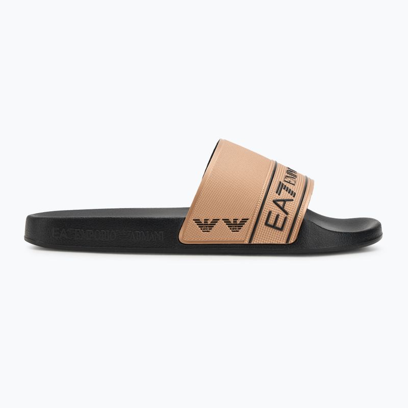 Nazouváky EA7 Emporio Armani Water Sports Tape žabky black / gold 2