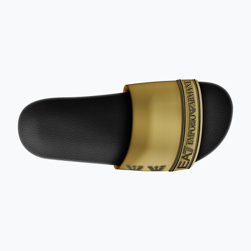 Nazouváky EA7 Emporio Armani Water Sports Tape žabky black / gold 9