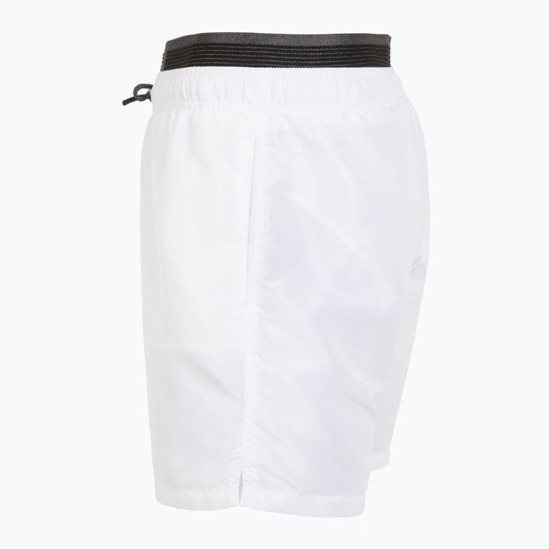Pánské plavecké šortky EA7 Emporio Armani Logo Tape Boxer White 3