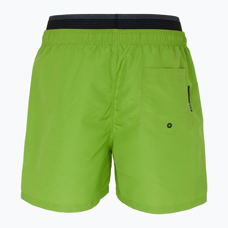 Pánské plavecké šortky EA7 Emporio Armani Logo Tape Boxer titanite 2
