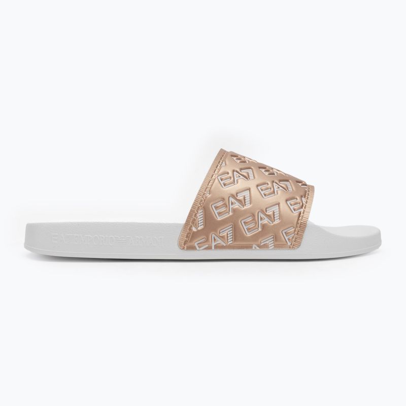 Nazouváky EA7 Emporio Armani Water Sports All Over white / rose gold  2