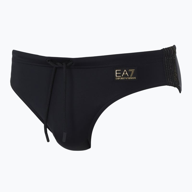 Pánské plavky EA7 Emporio Armani Gold Label black 2