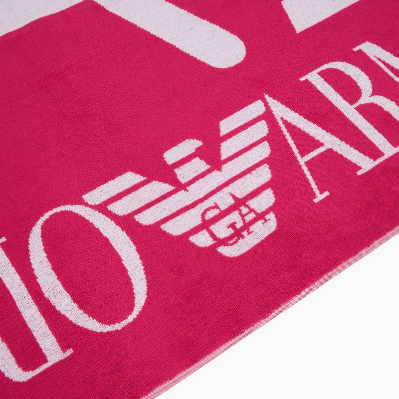 Ručník EA7 Emporio Armani Visibility neon pink 2