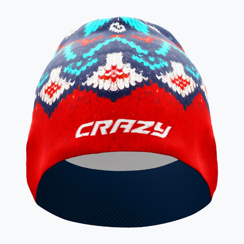 Dámská běžecká čepice Crazy Spire norway red wool