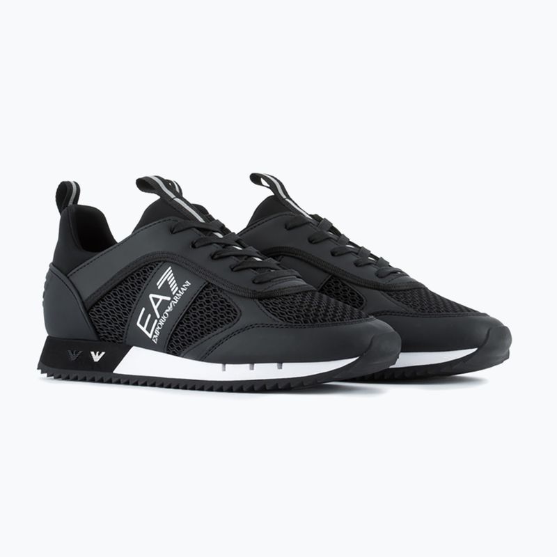 Boty EA7 Emporio Armani Black & White Laces black/white 8