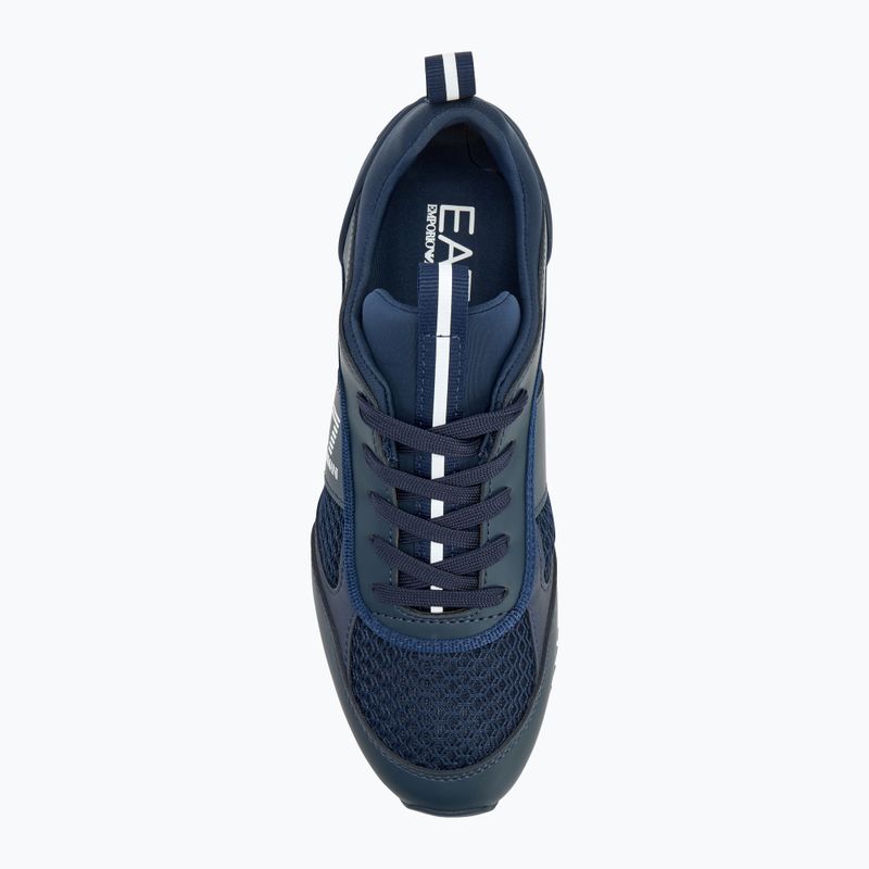 Boty EA7 Emporio Armani Black & White Laces navy/white obuv 5