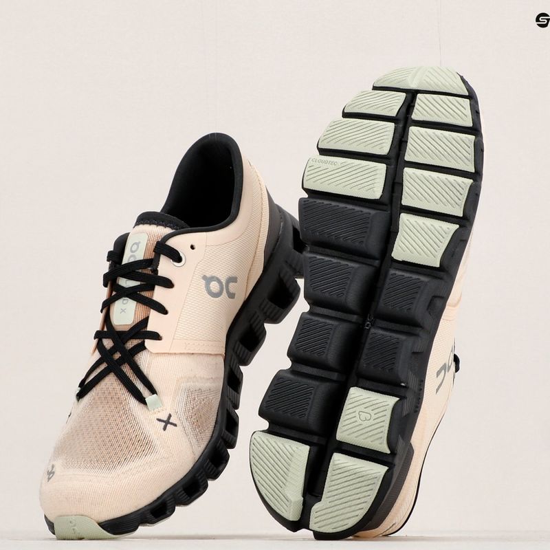Dámská běžecká obuv On Cloud X 3 beige 6098694 15