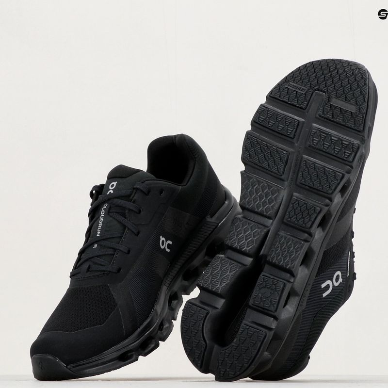 Pánské běžecké boty On Cloudrunner Waterproof černé 5298639 19