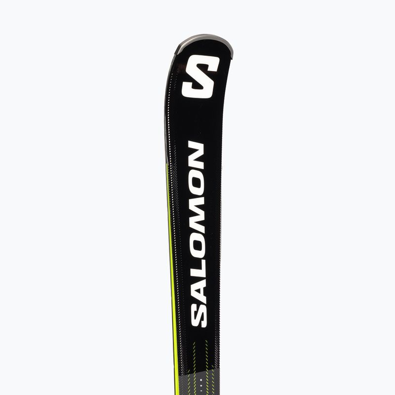 Salomon S Max 10 + M11 GW sjezdové lyže černá/žlutá L47055700 8