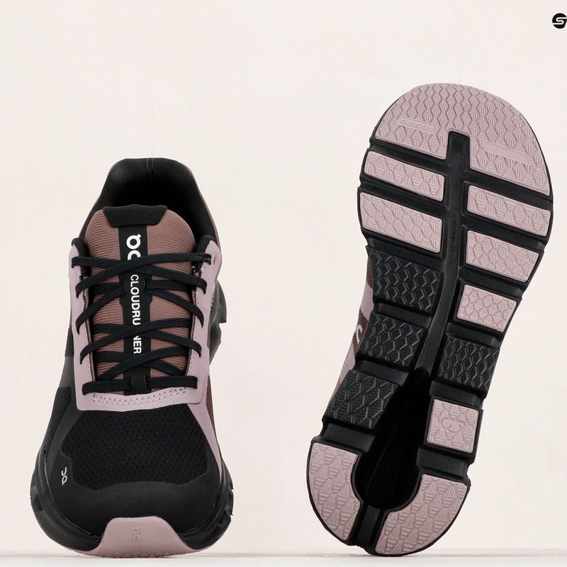Dámská běžecká obuv On Cloudrunner Waterproof black-brown 5298636 14