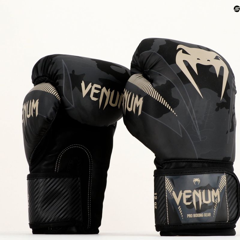 Boxerské rukavice Venum Impact černo-šedé VENUM-03284-497 8