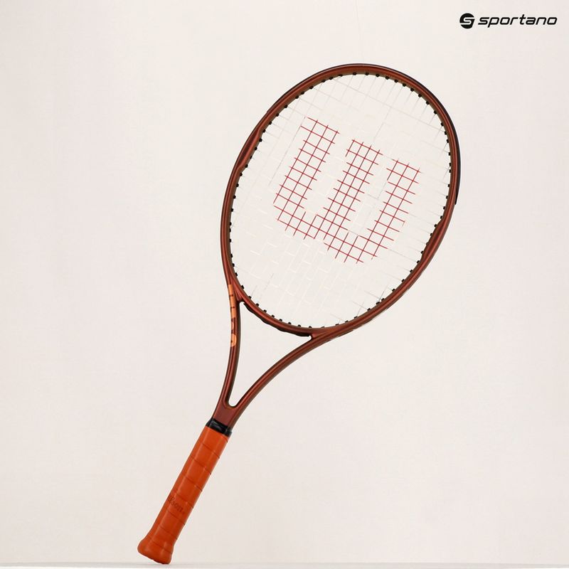Dětská tenisová raketa Wilson Pro Staff 26 V14 zlatá WR126310 16