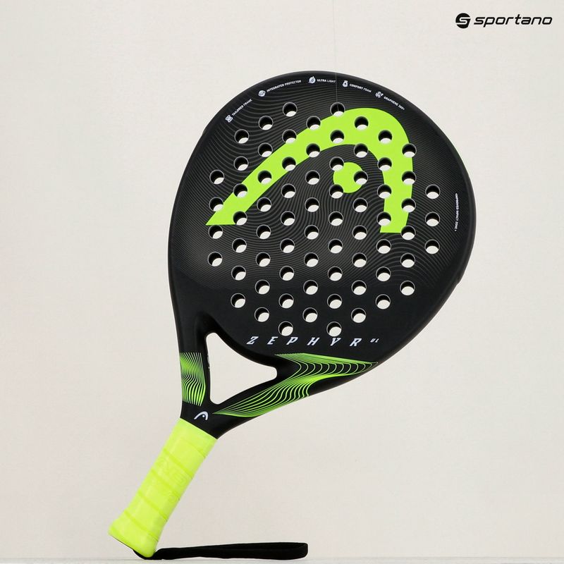 Pádlová raketa HEAD Zephyr UL 2023 černo-žlutá 225053 7