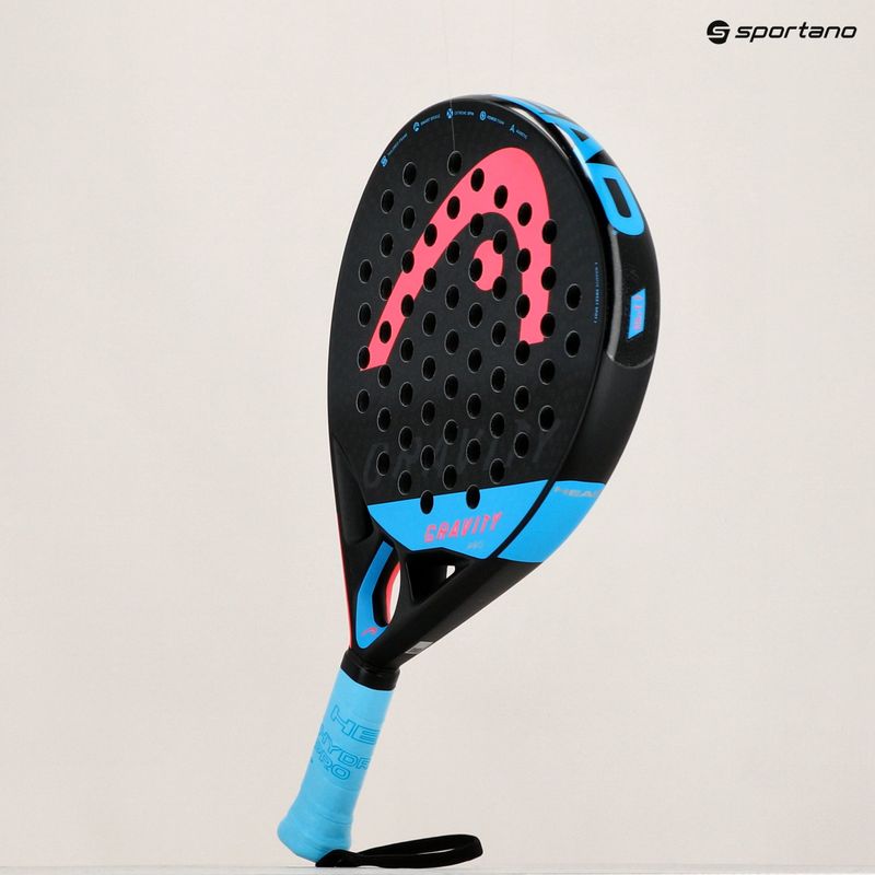 Pádlová raketa HEAD Gravity Pro 2022 černá/modrá 228162 8