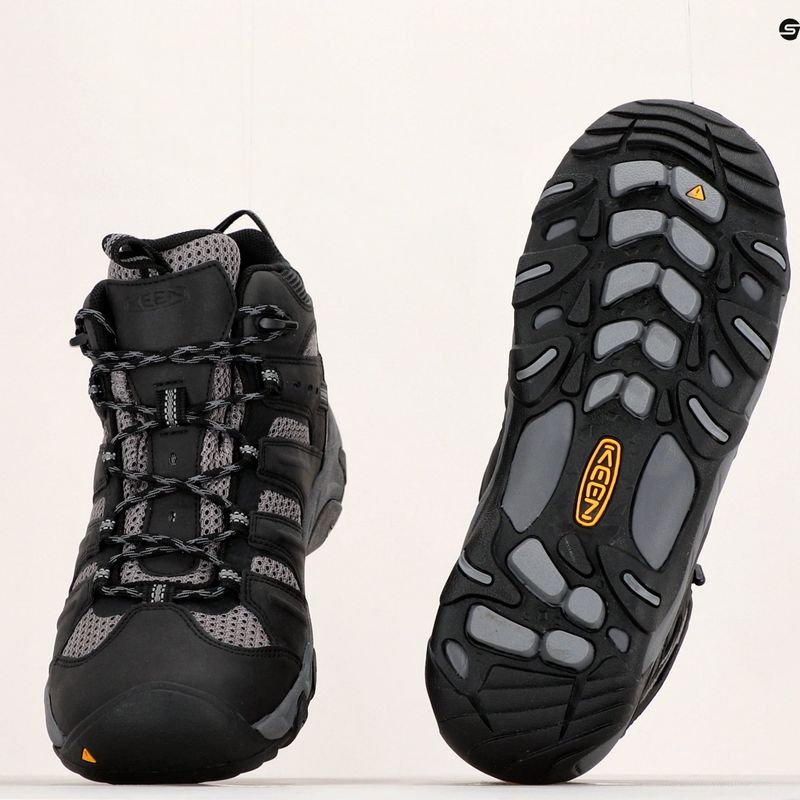 Pánské trekové boty KEEN Koven Mid Wp black-grey 1020210 18