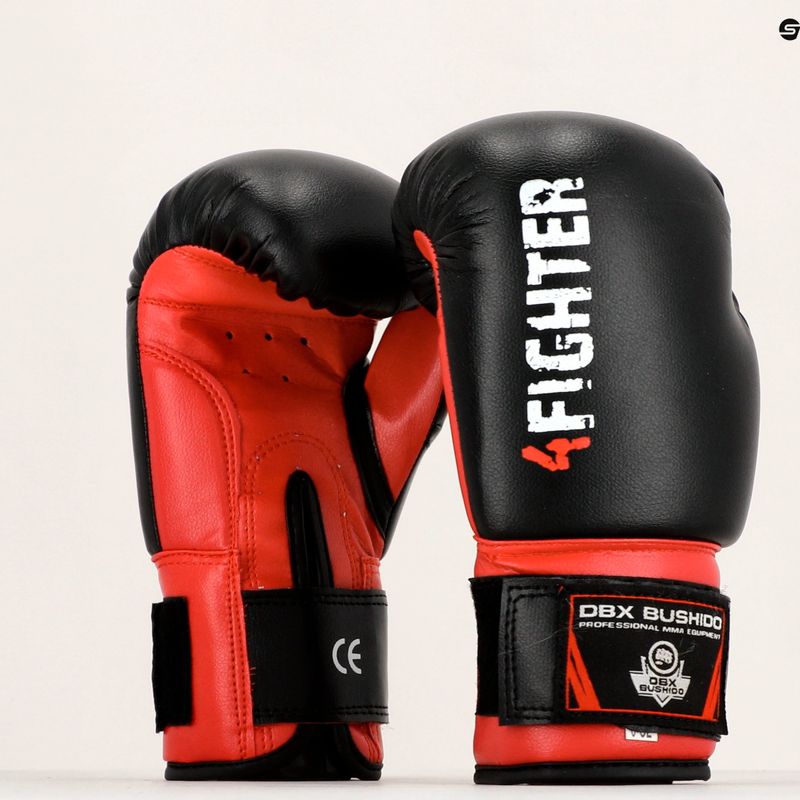 Boxerské rukavice Bushido pro děti černé ARB-407v3_6oz 11