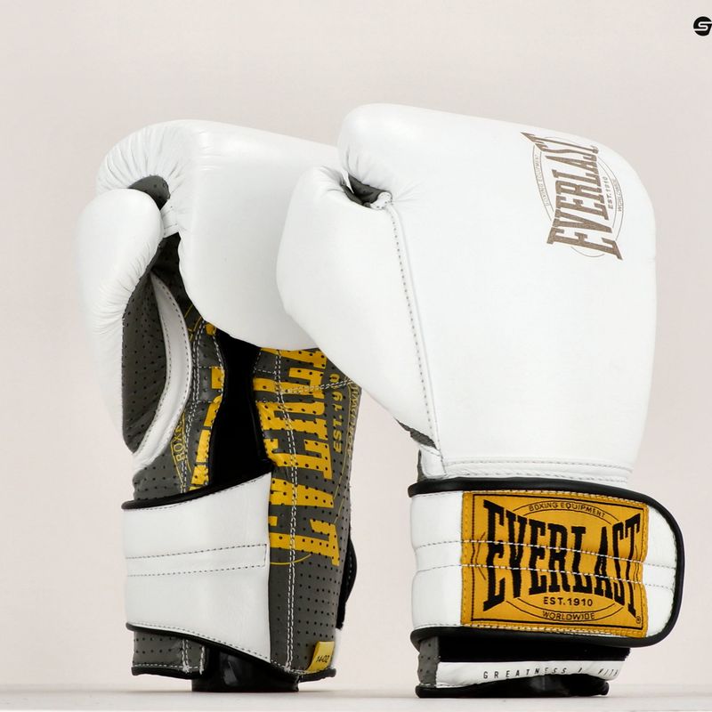 Boxerské rukavice EVERLAST 1910 Classic Pro white EV1910 7