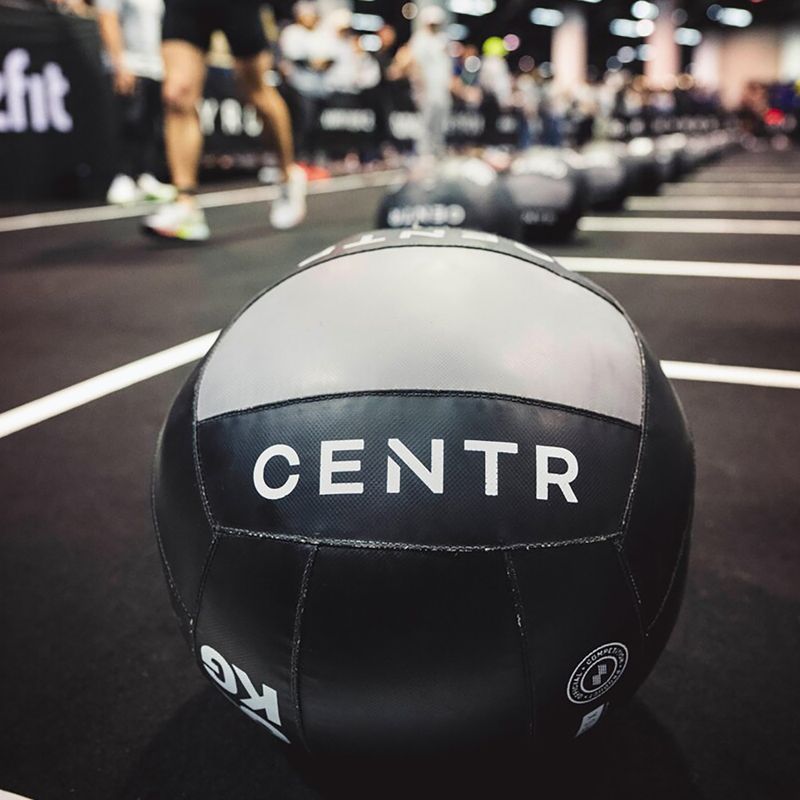 Medicinbal CENTR Competition Wall Ball Centr x Hyrox 9 kg black 3