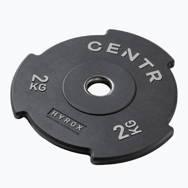 Bumperová závaží Centr Top Plate Centr x Hyrox black 2