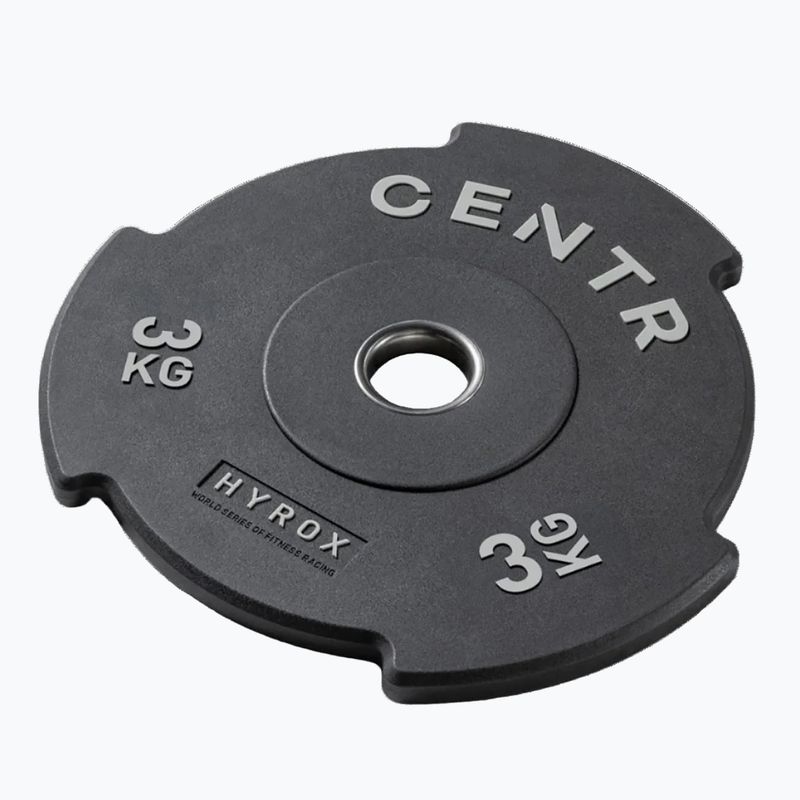 Bumperová závaží Centr Top Plate Centr x Hyrox black 2