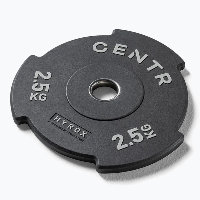 Bumperová závaží Centr Olimpijski Centr x Hyrox Interlocking Bumper Plate 2 pcs black 2