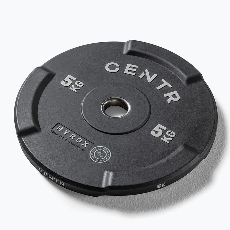 Bumperová závaží Centr Olimpijski Centr x Hyrox Interlocking Bumper Plate 2 pcs black 2