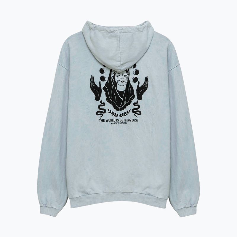 Pánská mikina Kaotiko Washed Virgin steel 6