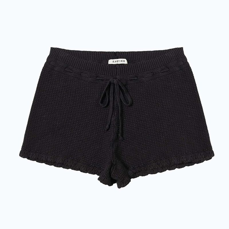 Dámské šortky Kaotiko Crochet Ibiza black 4