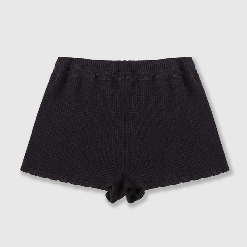 Dámské šortky Kaotiko Crochet Ibiza black 5