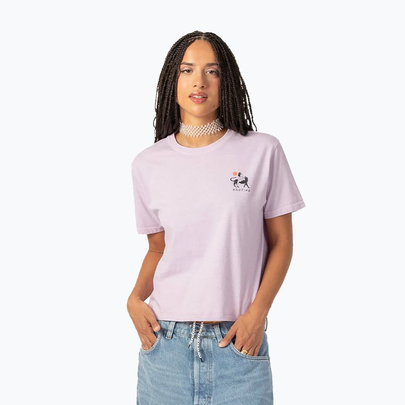 Dámské tričko Kaotiko Washed Neverland malva